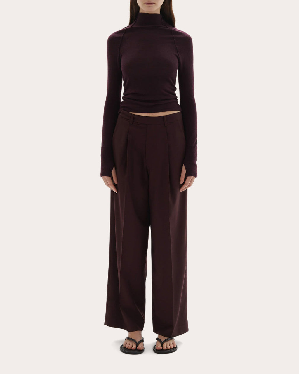 Ila Pleated Wool Trousers