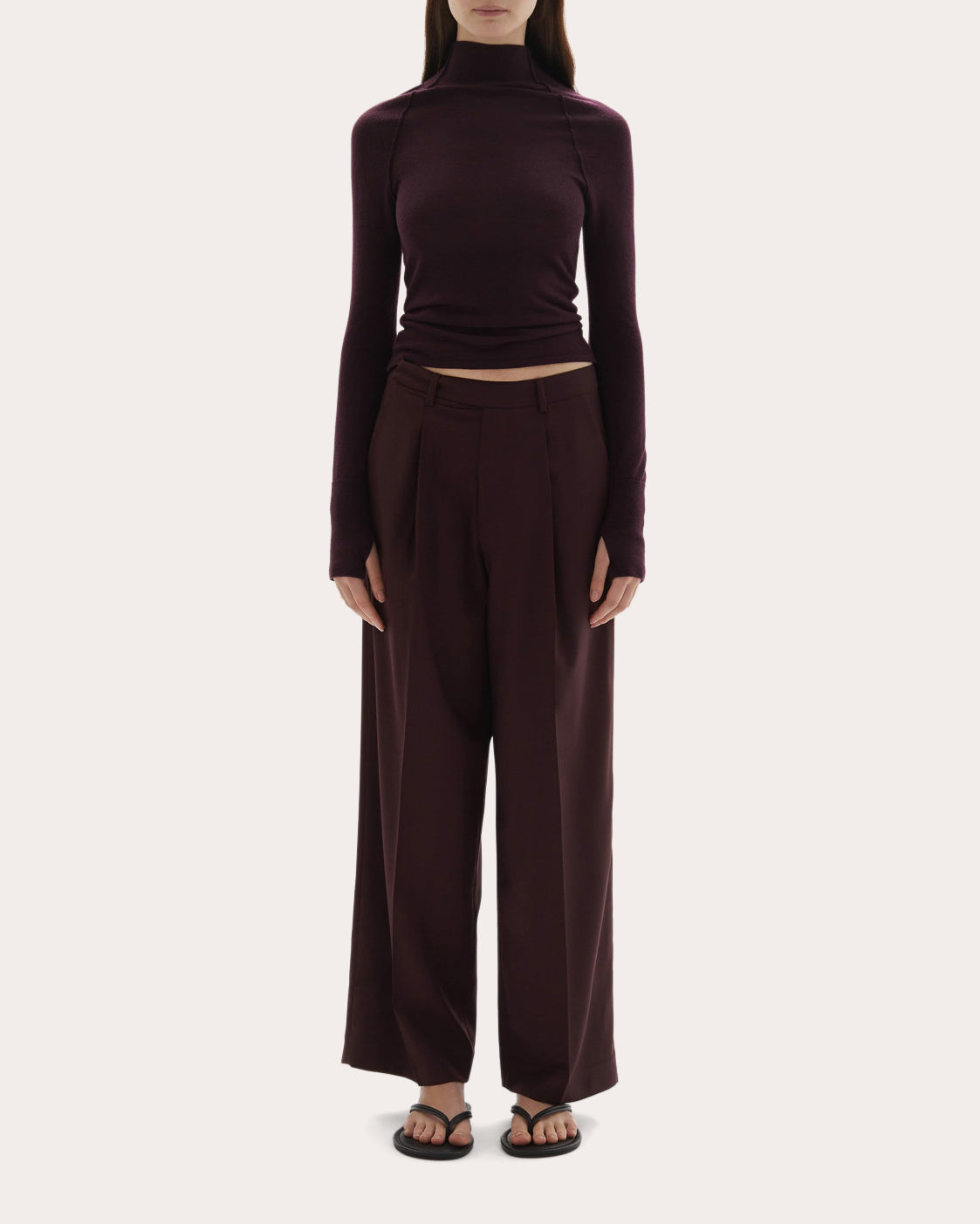 Ila Pleated Wool Trousers