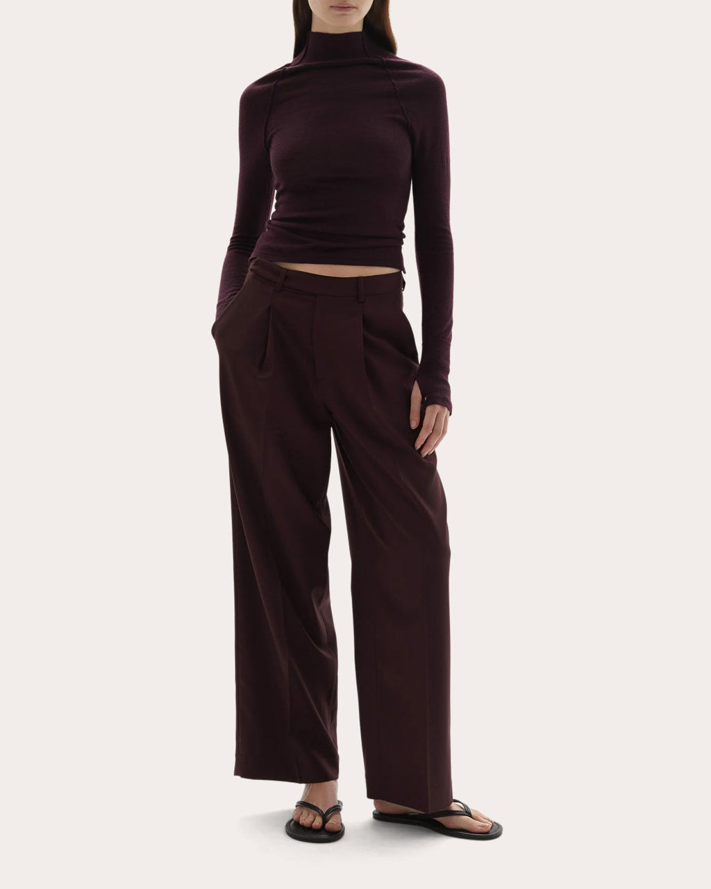 Ila Pleated Wool Trousers