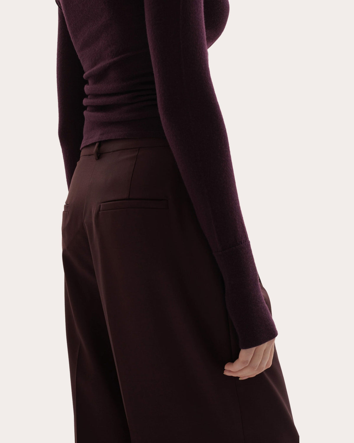Ila Pleated Wool Trousers