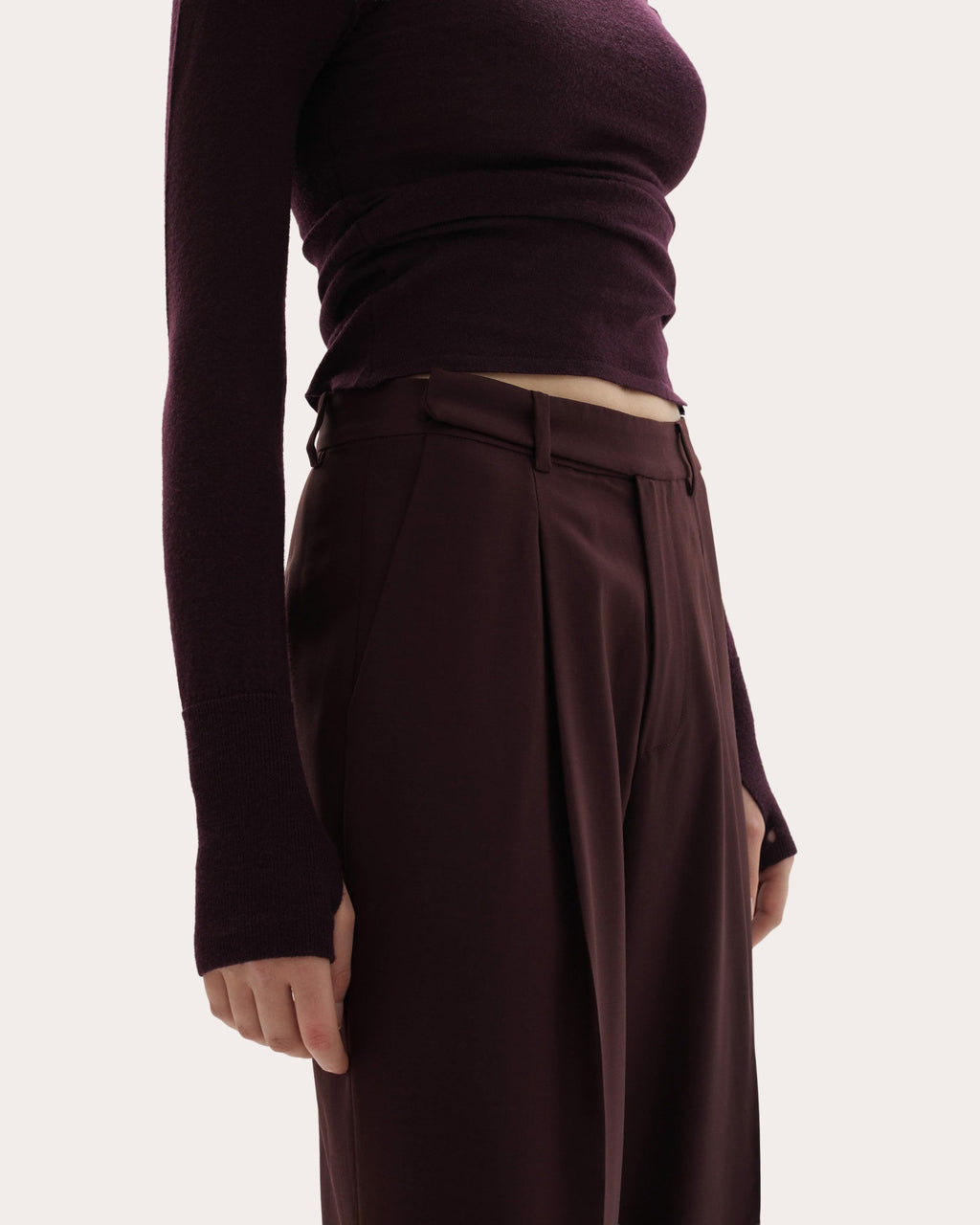 Ila Pleated Wool Trousers