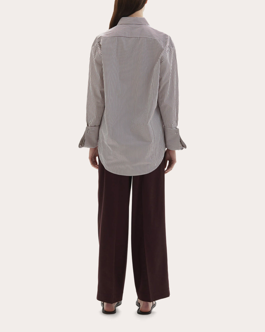 Lowell Stripe Italian Cotton Button-Up