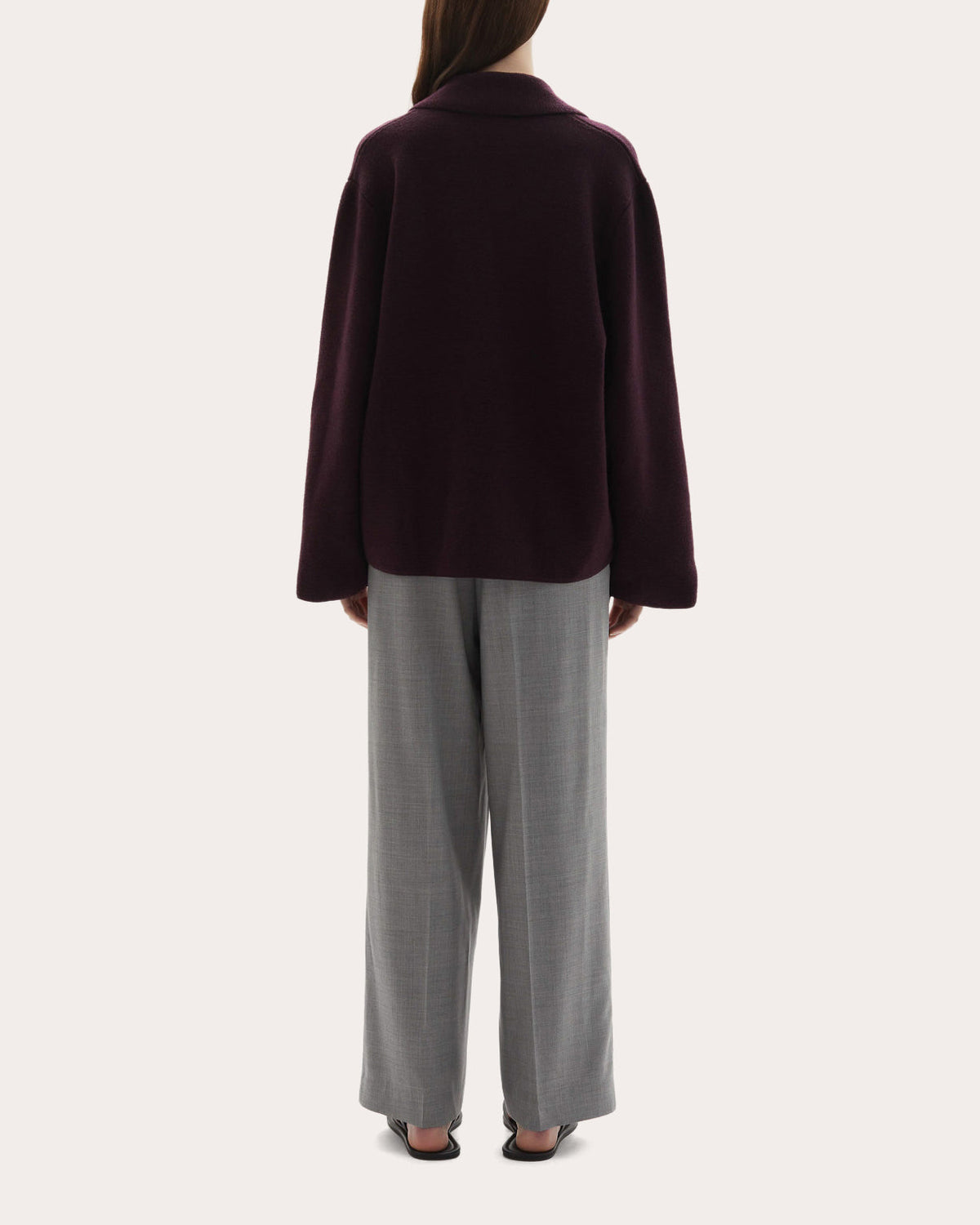 Thea Wool Knit Blazer Sweater