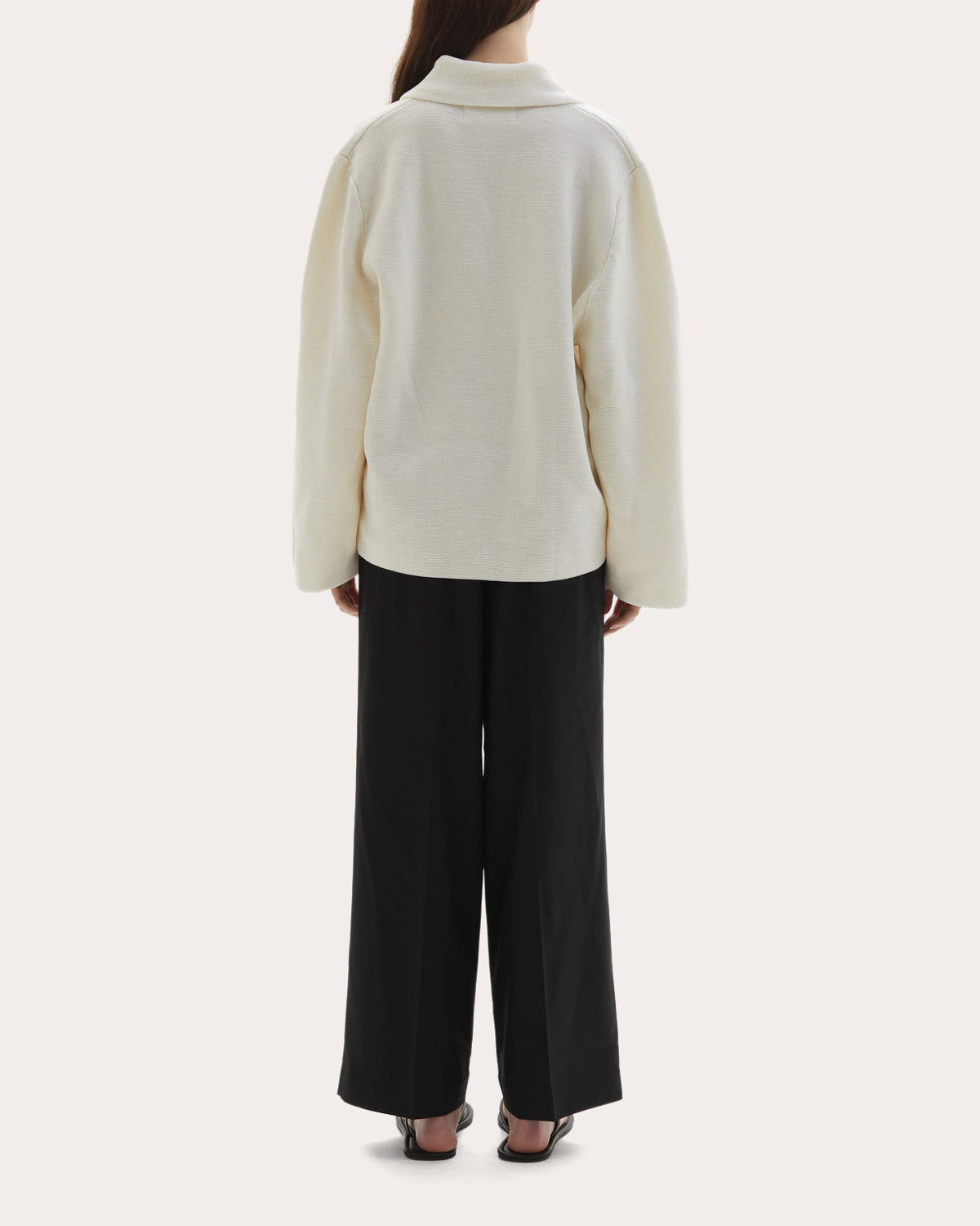 Thea Wool Knit Blazer Sweater