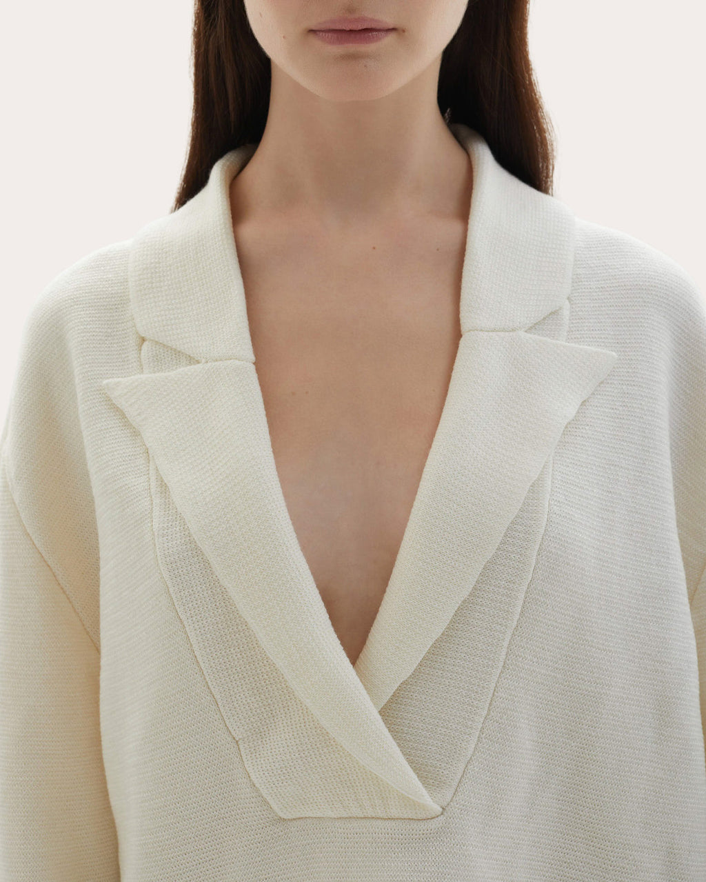 Thea Wool Knit Blazer Sweater