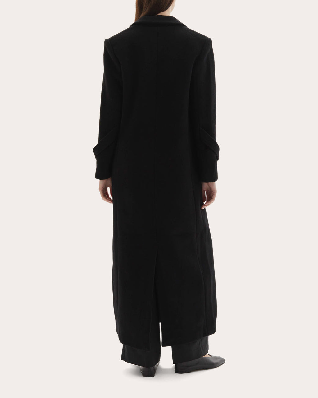 Mylah Wool Cashmere Single-Breasted Coat