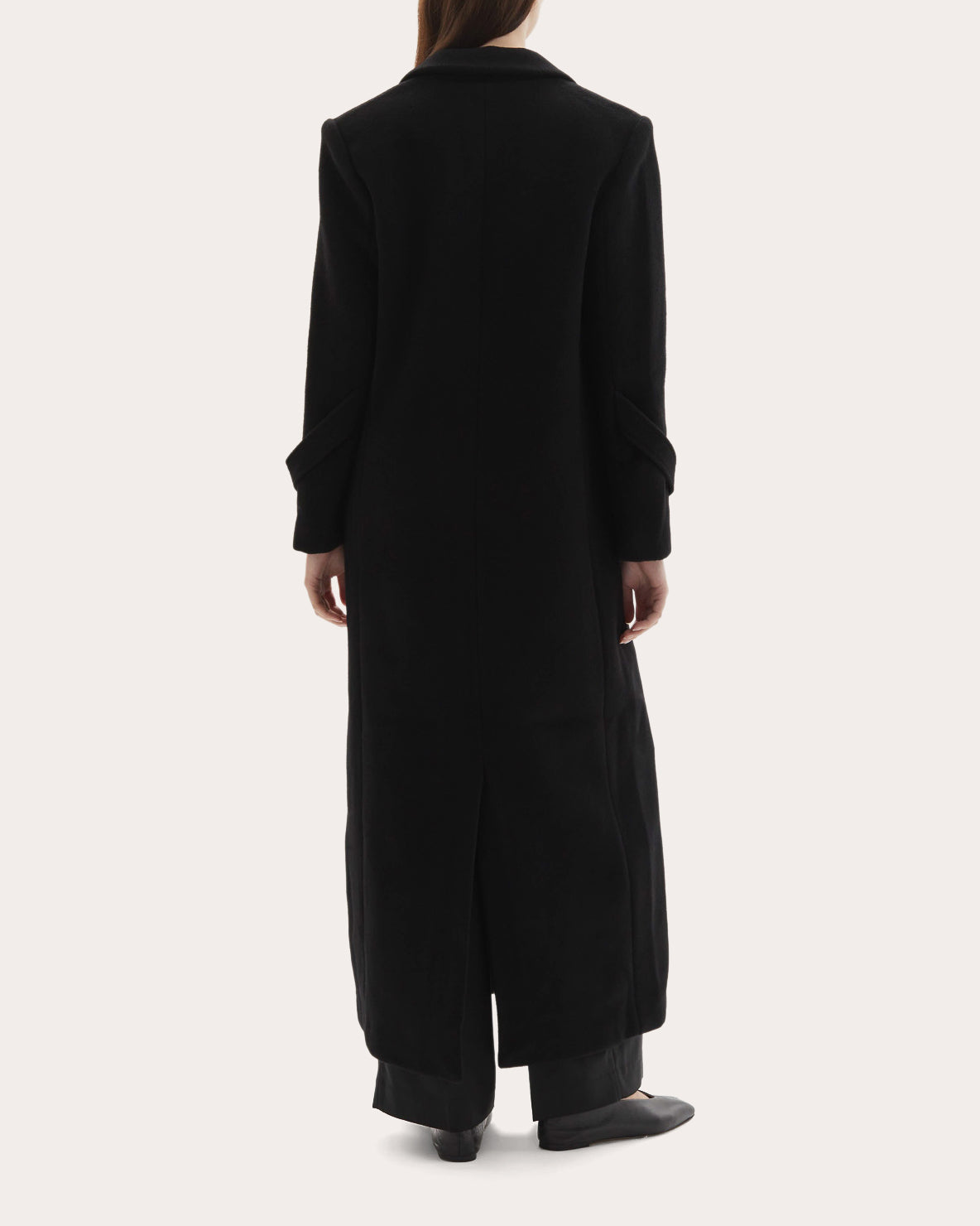 Mylah Wool Cashmere Single-Breasted Coat