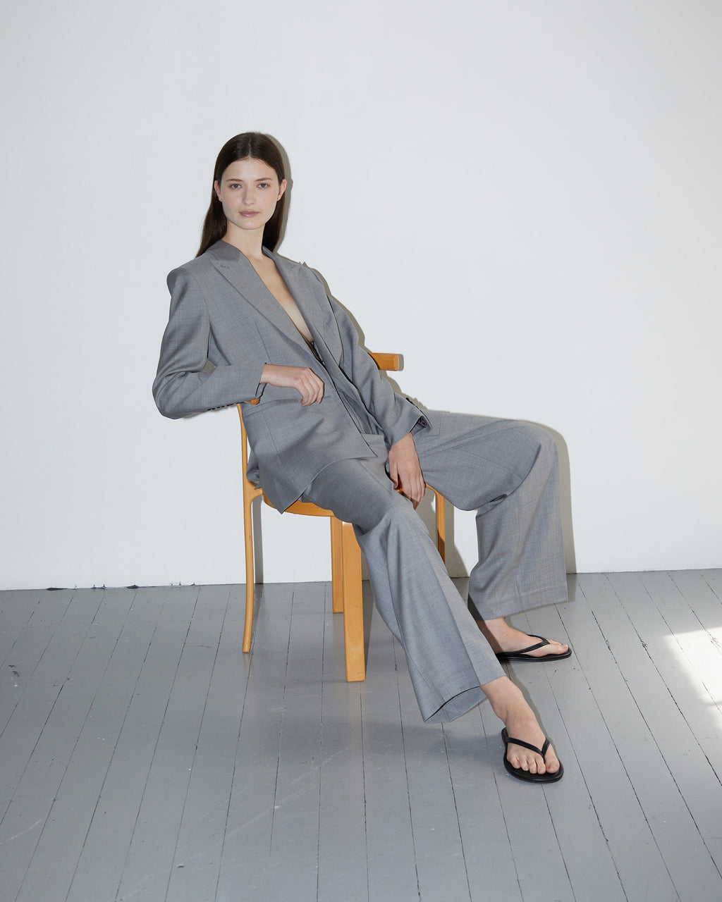 Ila Wool Peaked Lapel Blazer