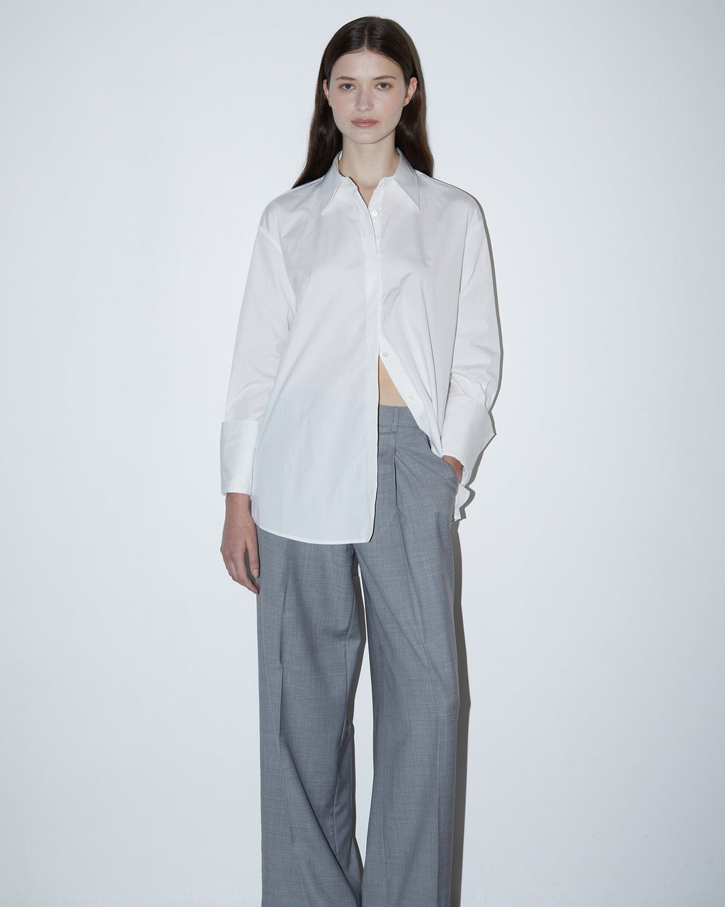 Lowell Italian Cotton Button-Up