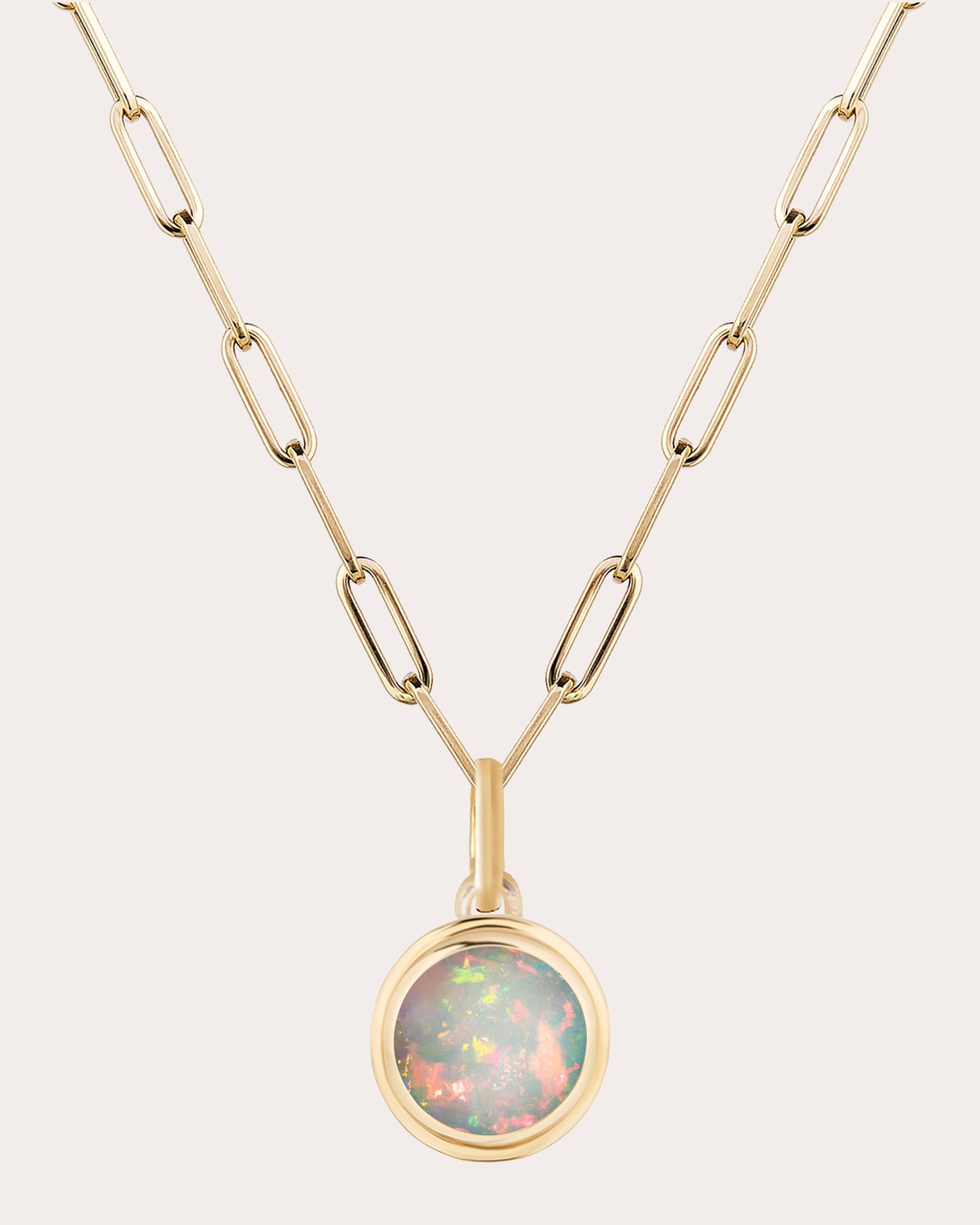 Limited Edition 18K Gold Opal Pendant Necklace