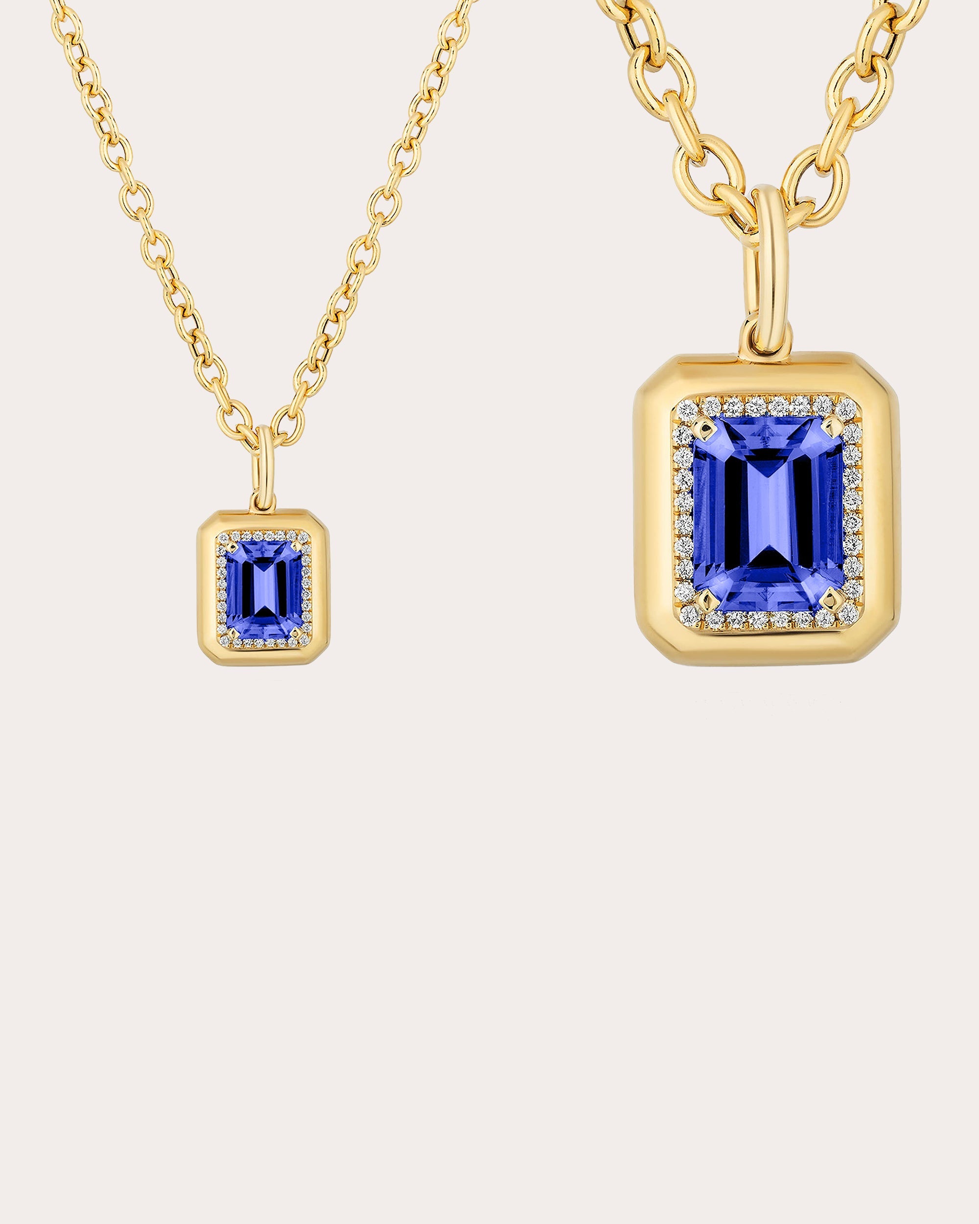 Tanzanite & 18k Gold Limited Edition Emerald-Cut Pendant Necklace