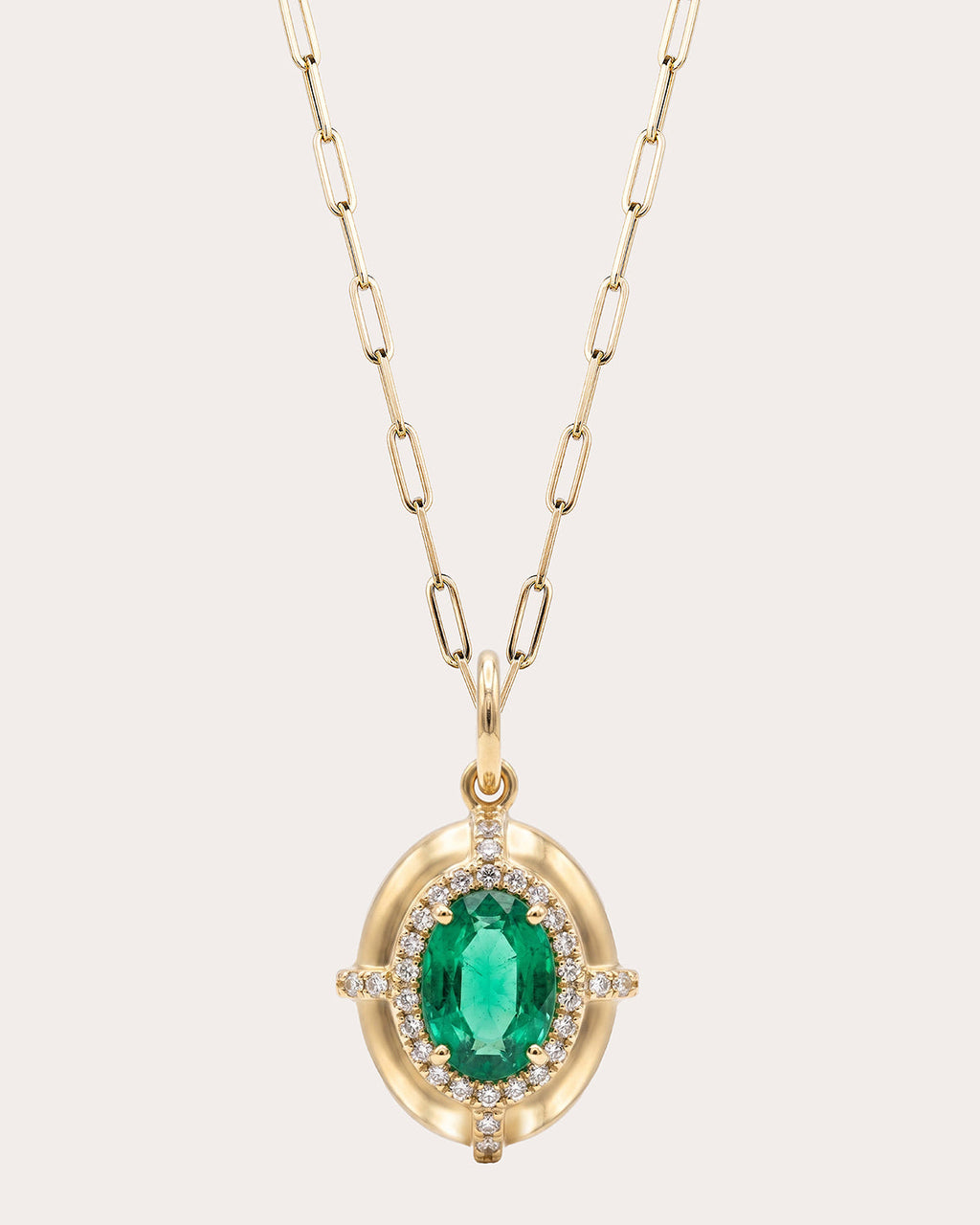 Emerald Limited Edition Medallion Pendant Necklace