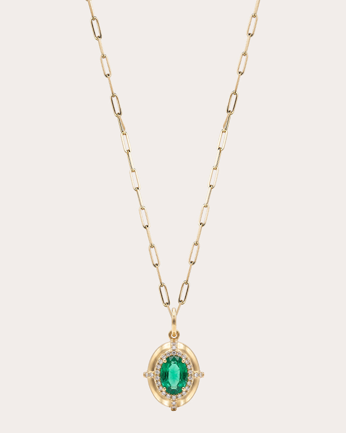Emerald Limited Edition Medallion Pendant Necklace