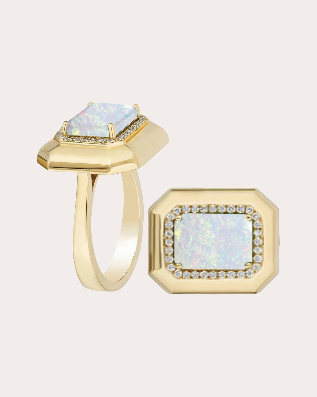 Opal & Diamond 18k Gold Limited Edition Ring