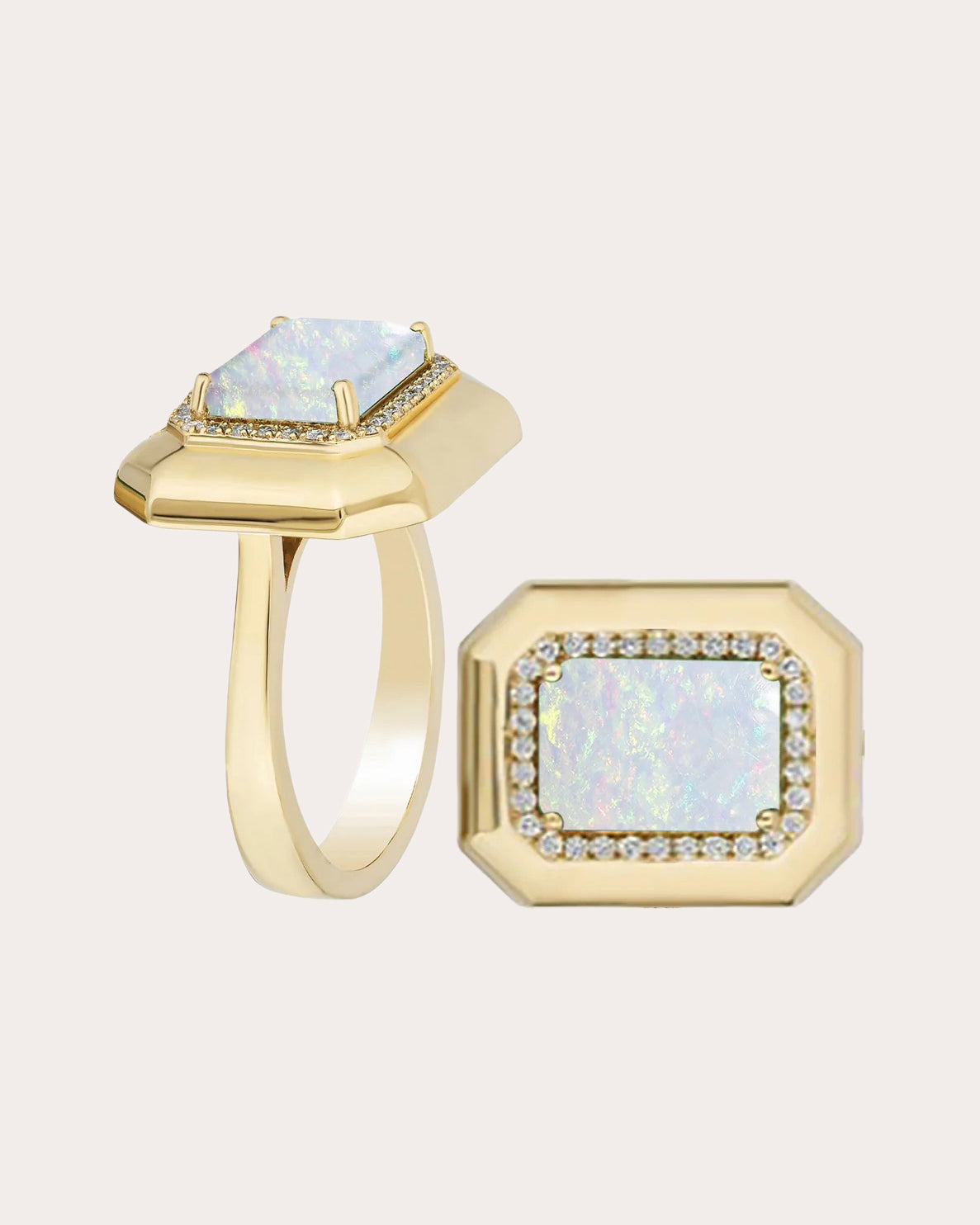 Opal & Diamond 18k Gold Limited Edition Ring
