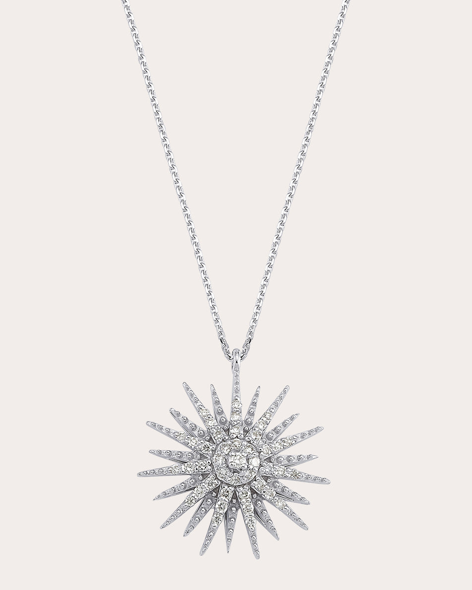 Diamond Jardin Star Pendant Necklace