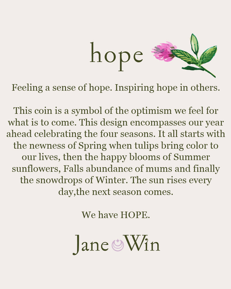 HOPE Original Coin Pendant Necklace