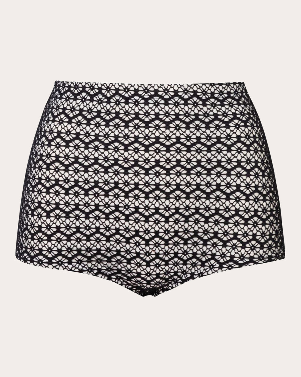 Jane Floral Mesh Boyshort Bikini Bottoms