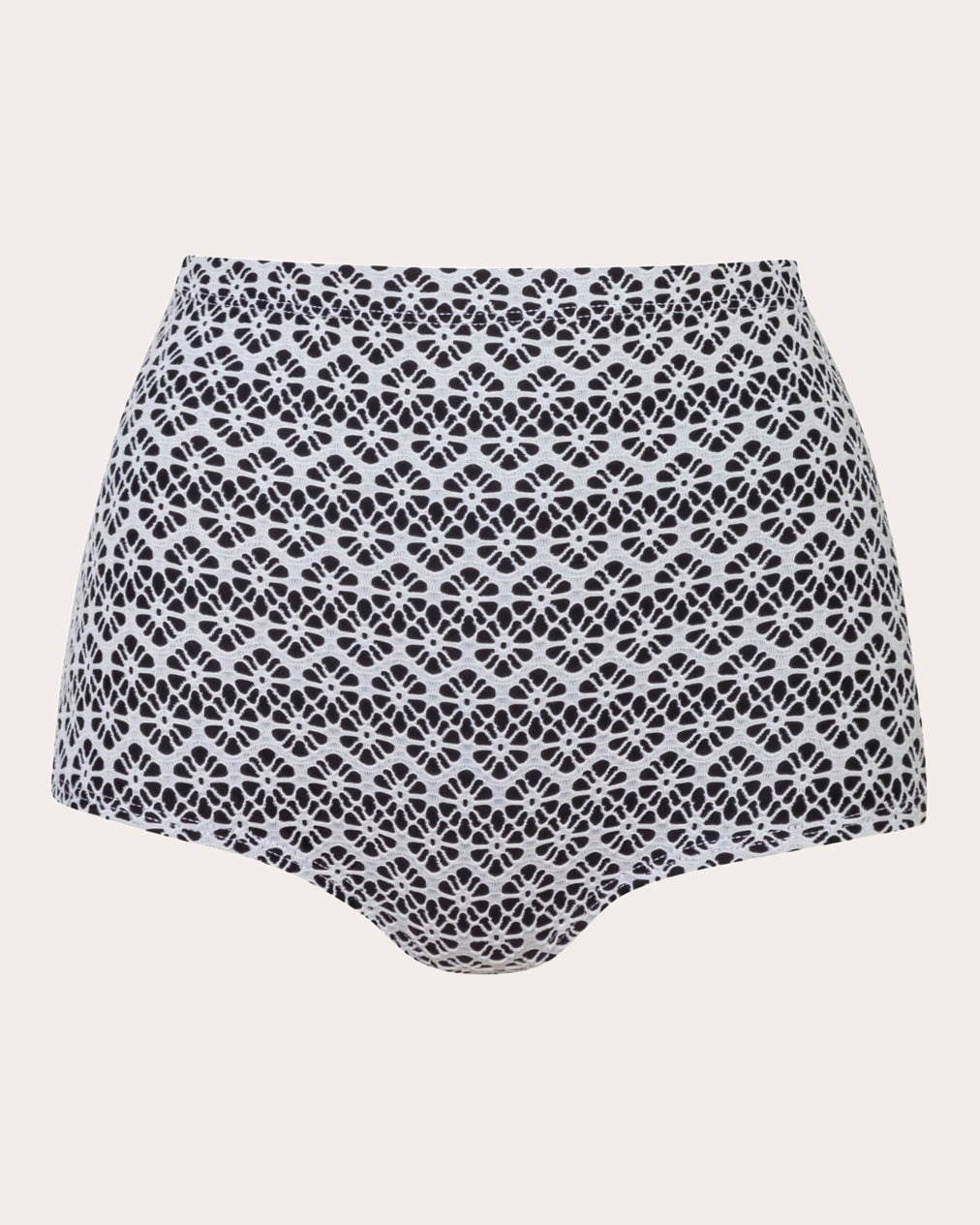 Jane Floral Mesh Boyshort Bikini Bottoms