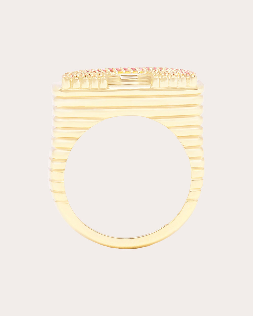 Multicolor Sapphire & 14k Gold Juju Rainbow Ring