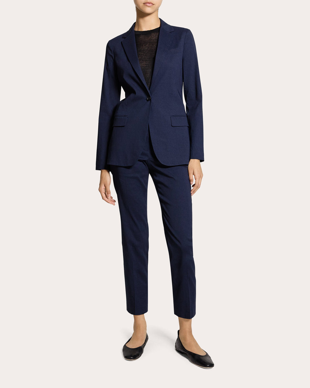 Treeca Good Linen Cropped Pull-On Pants