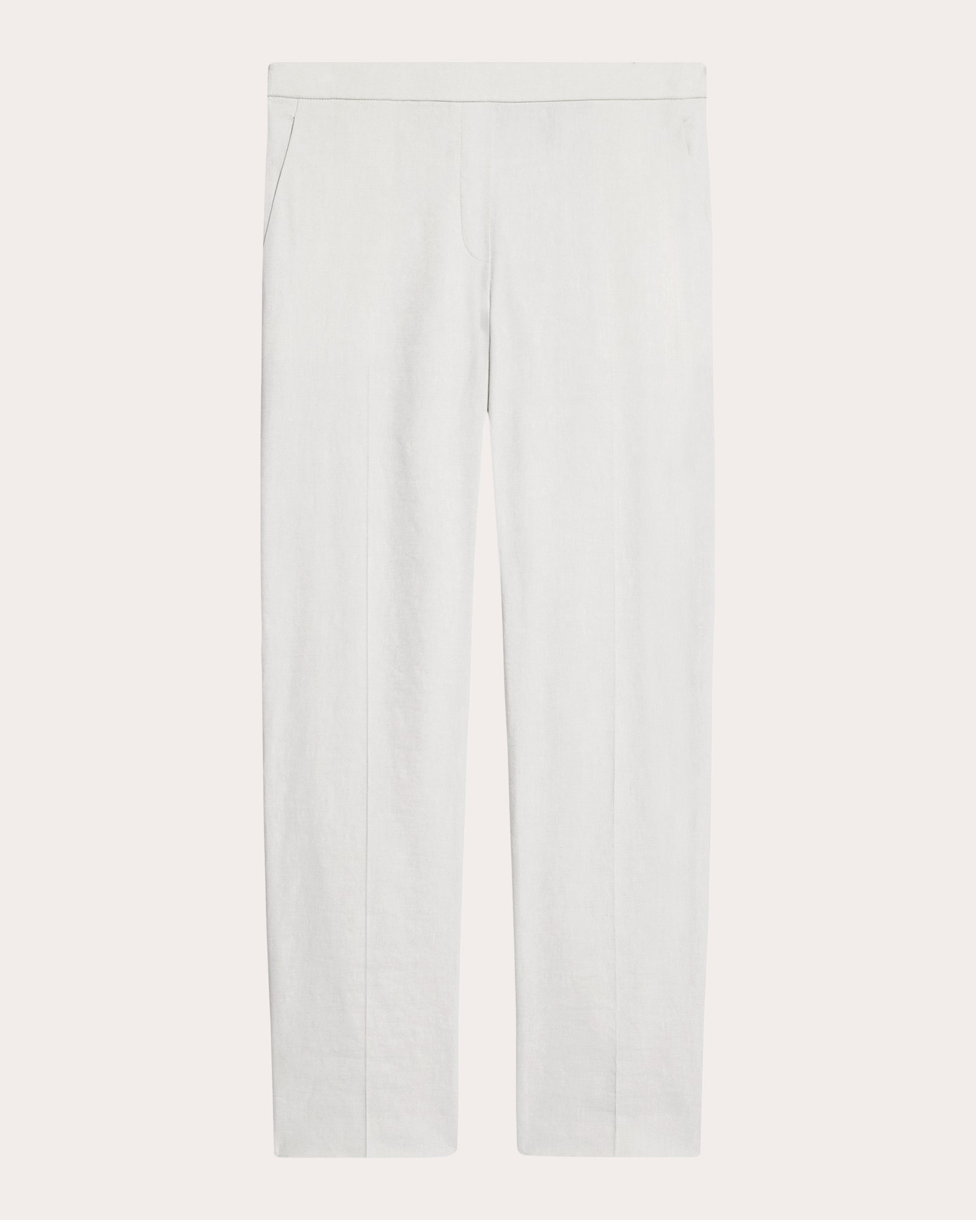 Treeca Good Linen Cropped Pull-On Pants