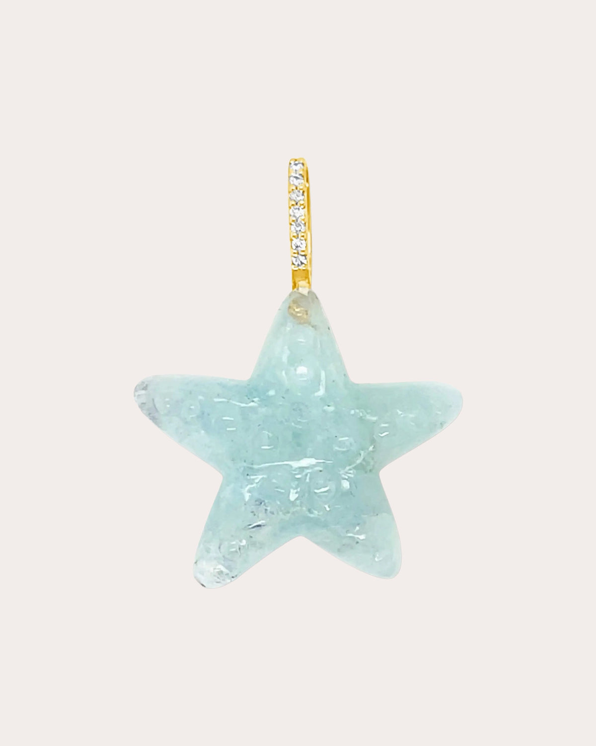 Aquamarine Sea Star Pendant