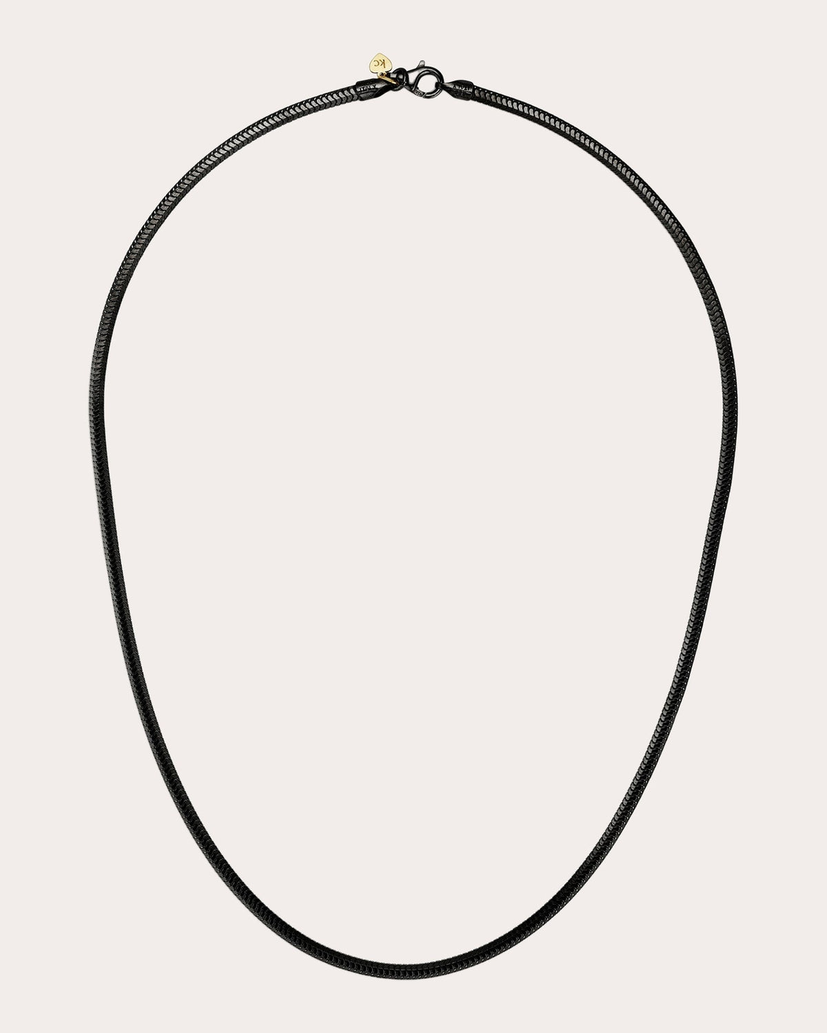 Black Snake Chain Necklace