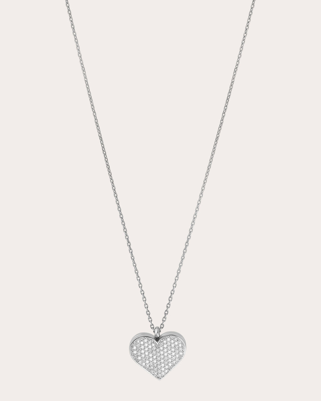 Diamond Heart Locket Necklace