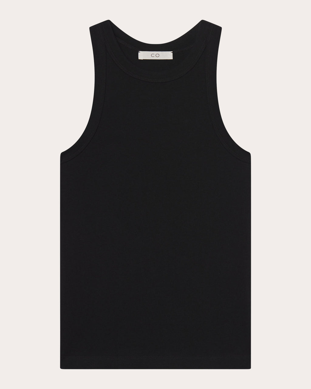 Cotton Jersey Fitted Racerback Tank
