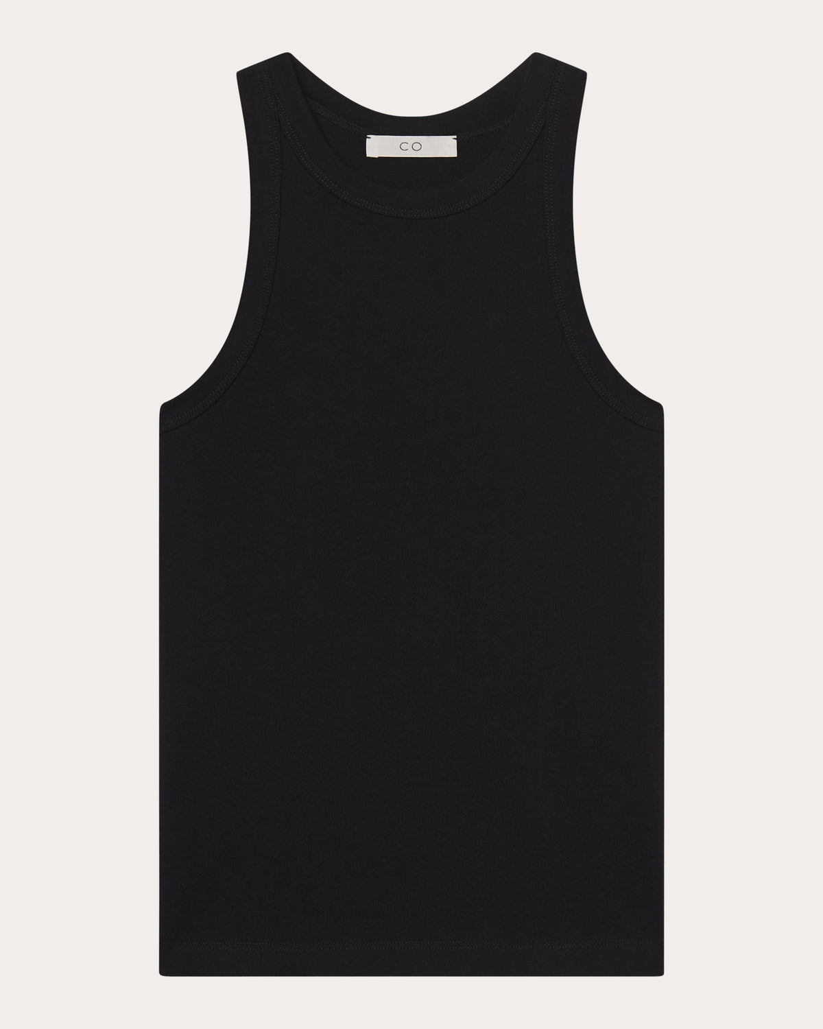 Cotton Jersey Fitted Racerback Tank