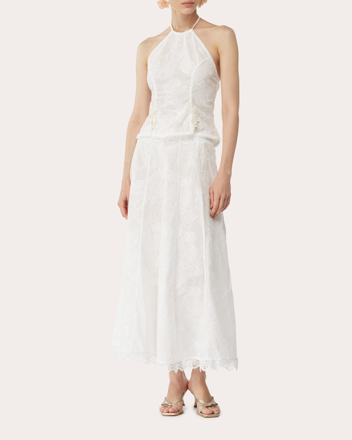 Kalua Lace A-Line Maxi Skirt