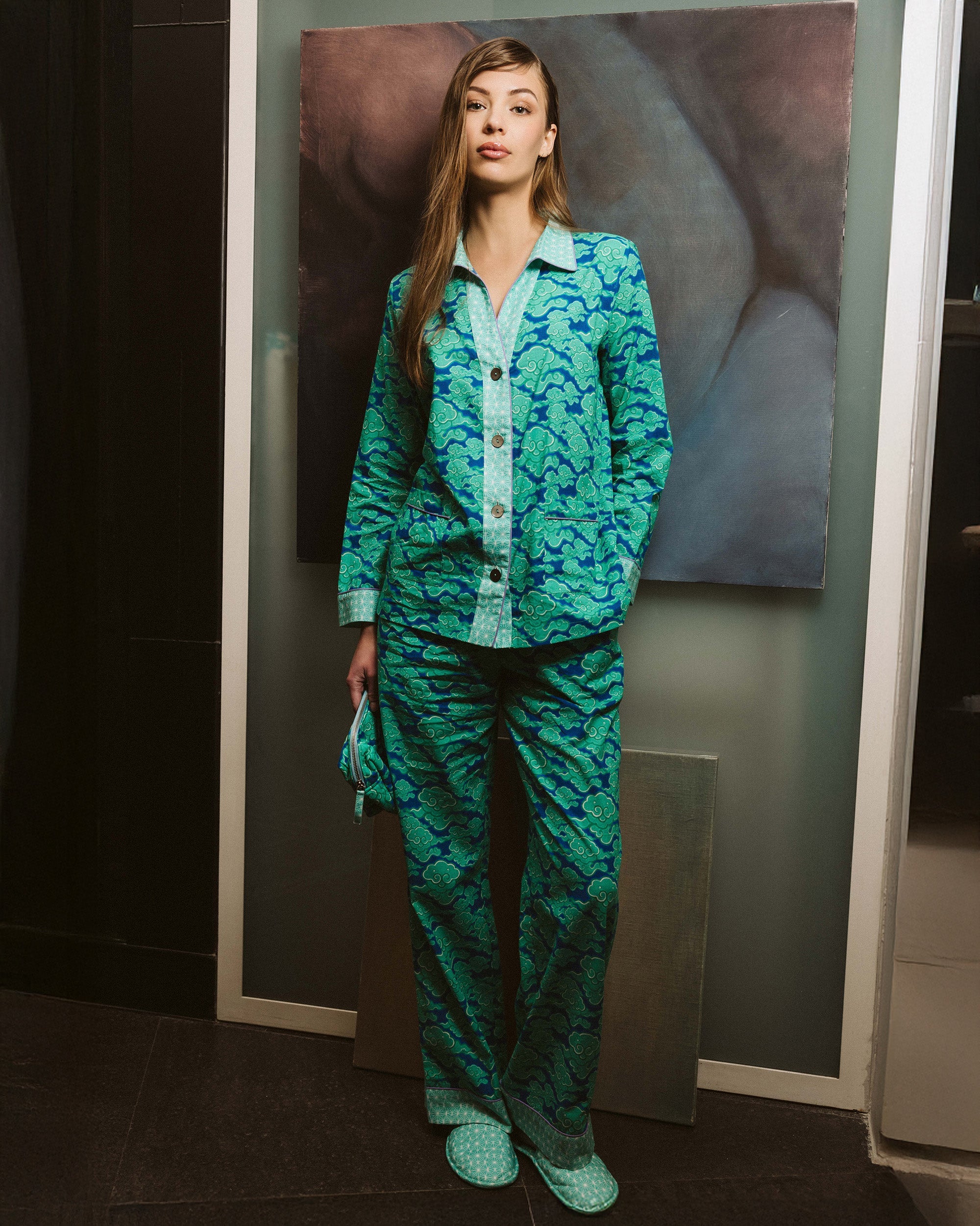 Tokyo Kumo Cotton Pajama Set