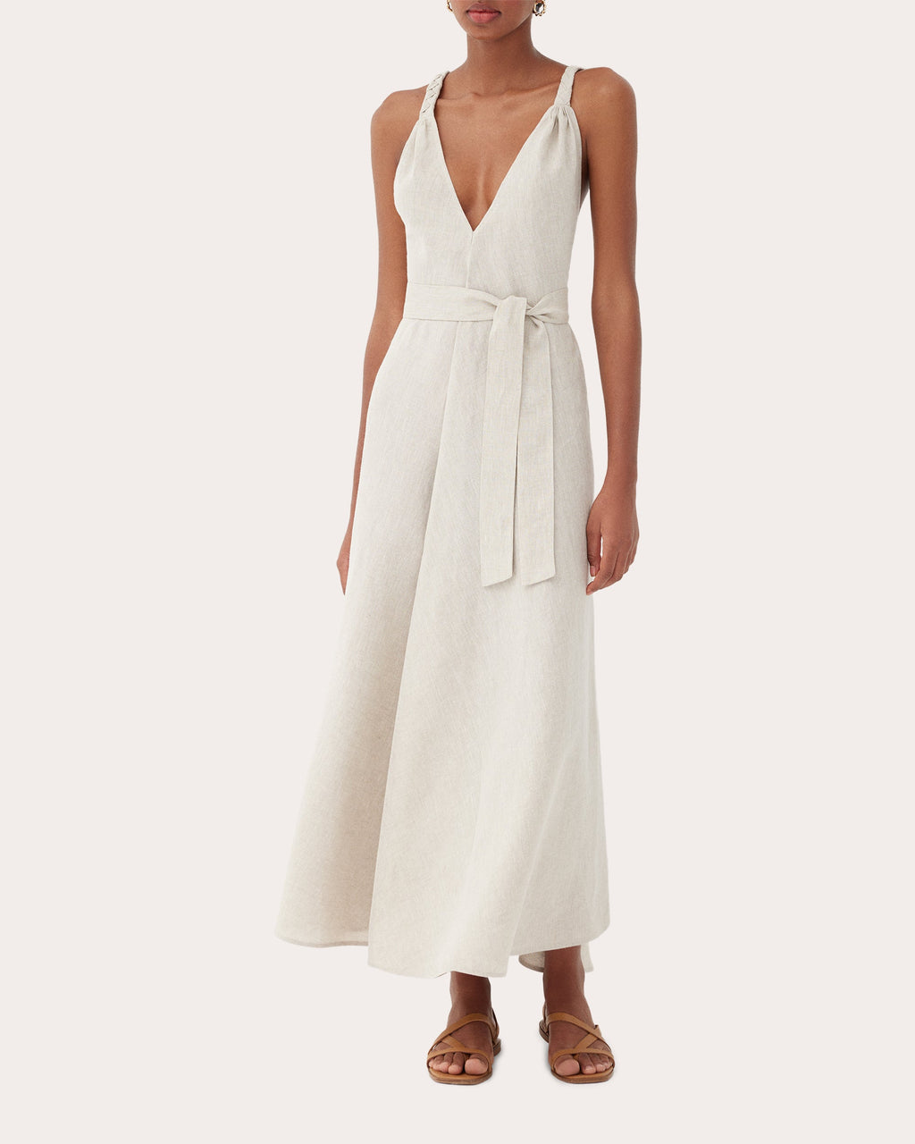 Sloane Braided Linen Dress