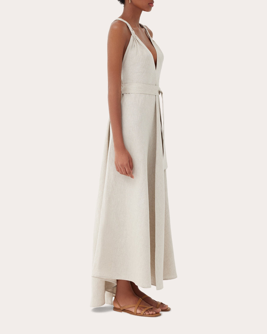 Sloane Braided Linen Dress