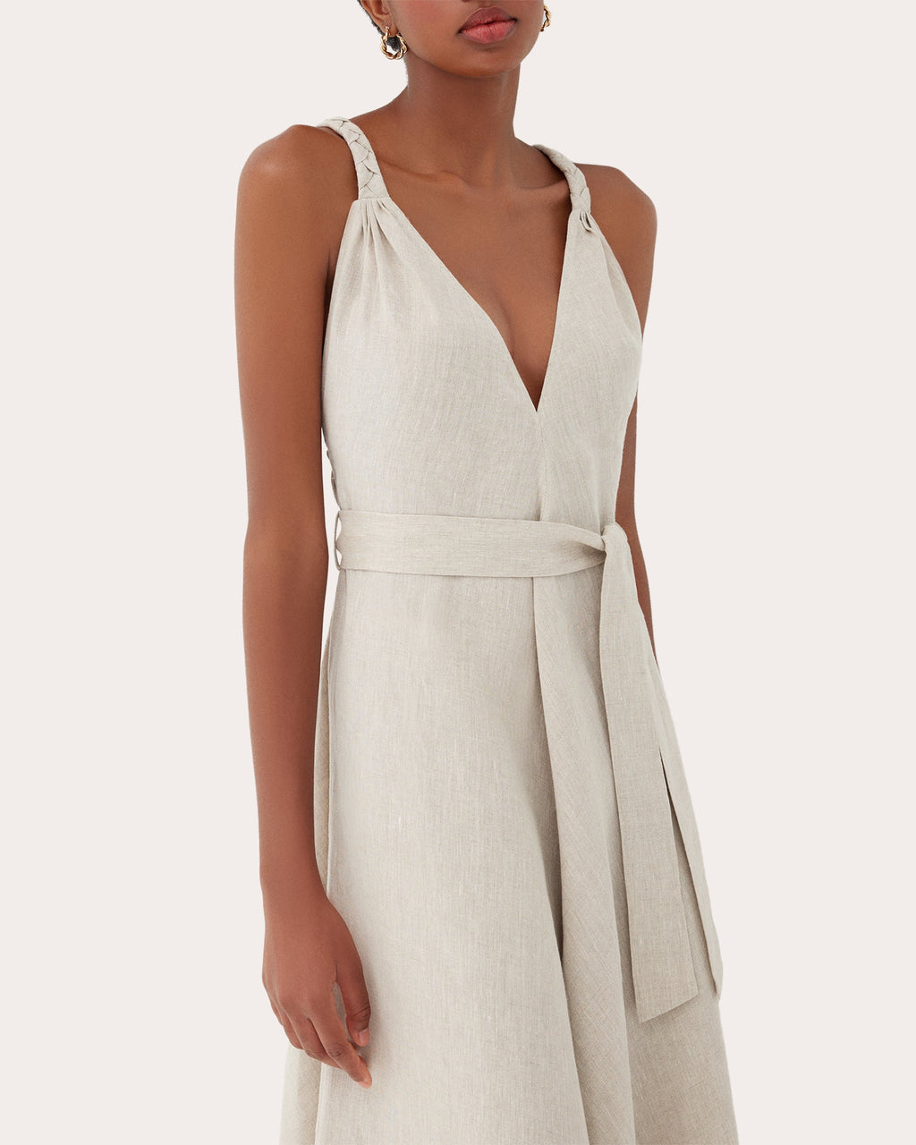 Sloane Braided Linen Dress