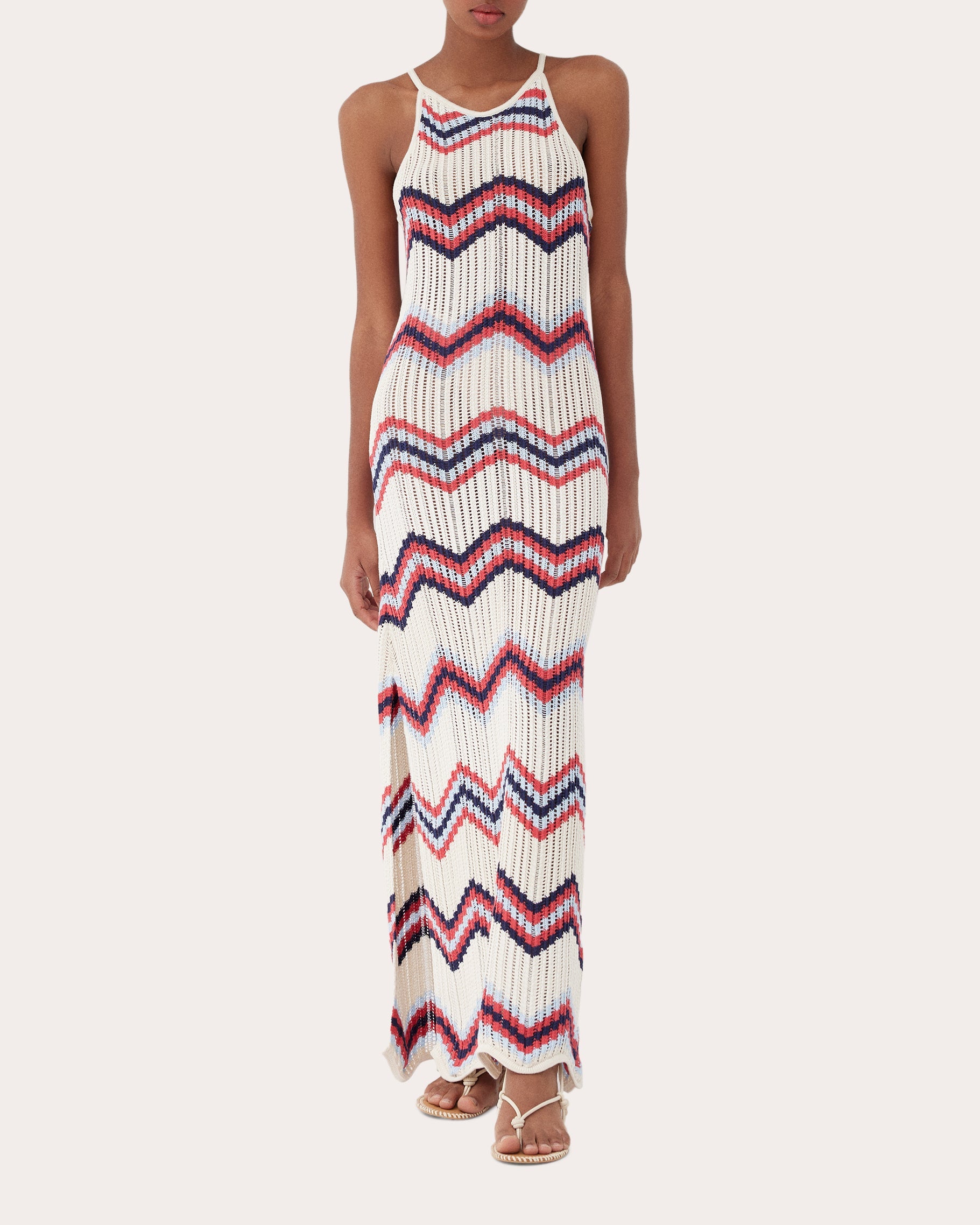 Twilight Cotton-Crochet Maxi Dress