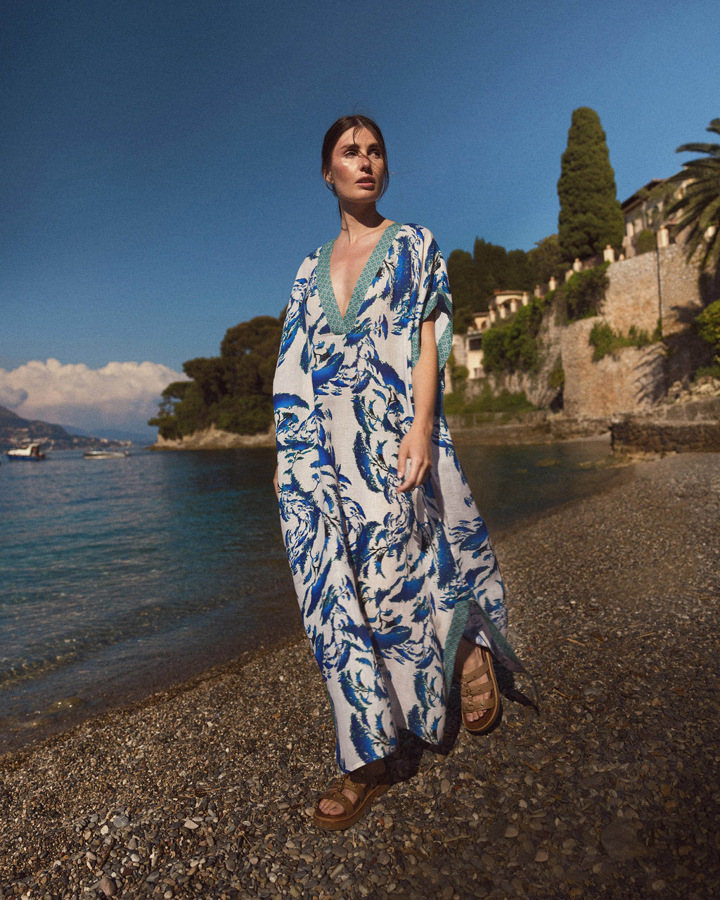 Kaze Bonsai Linen Kaftan