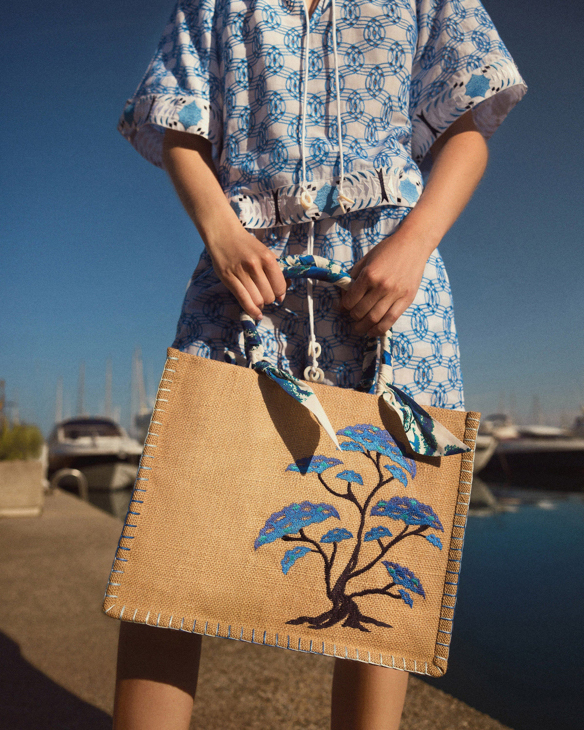 Oto Broderie Anglaise Cotton Shorts Set