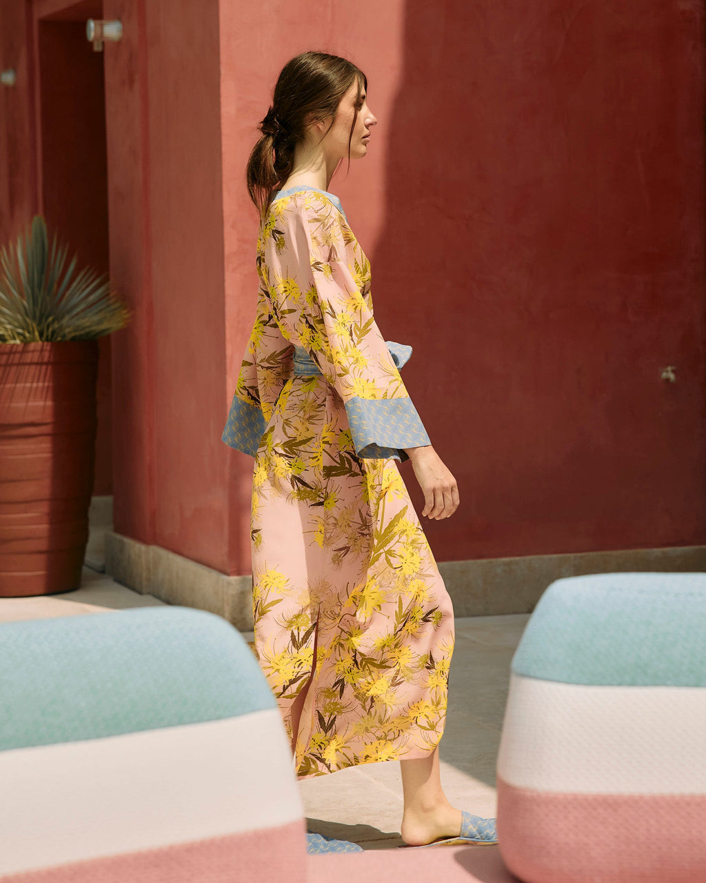 Kyoto Higa Silk Kaftan