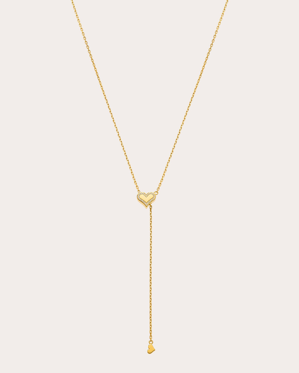 Diamond Outline Heart Transformer Necklace