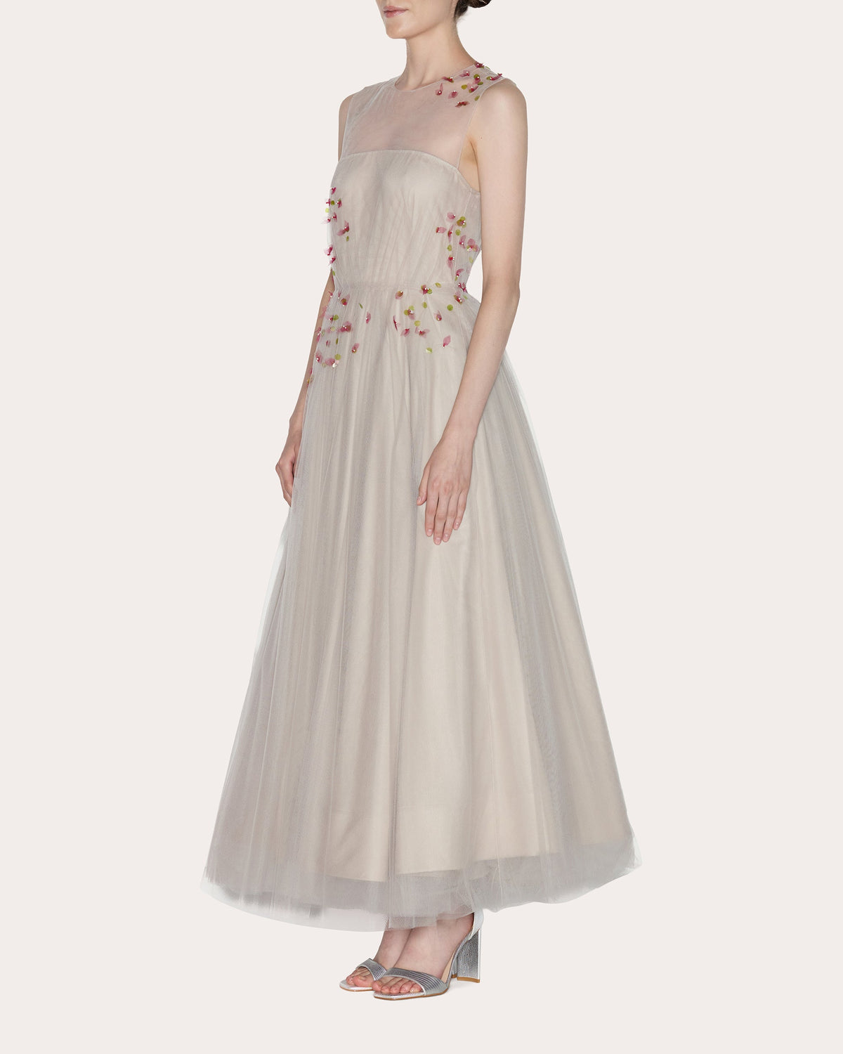 Embrace Beaded Tulle A-Line Gown
