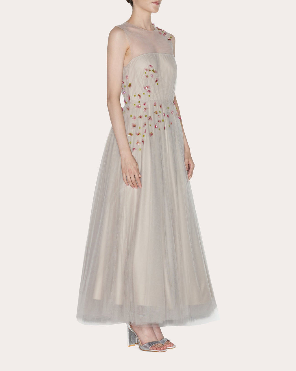 Embrace Beaded Tulle A-Line Gown