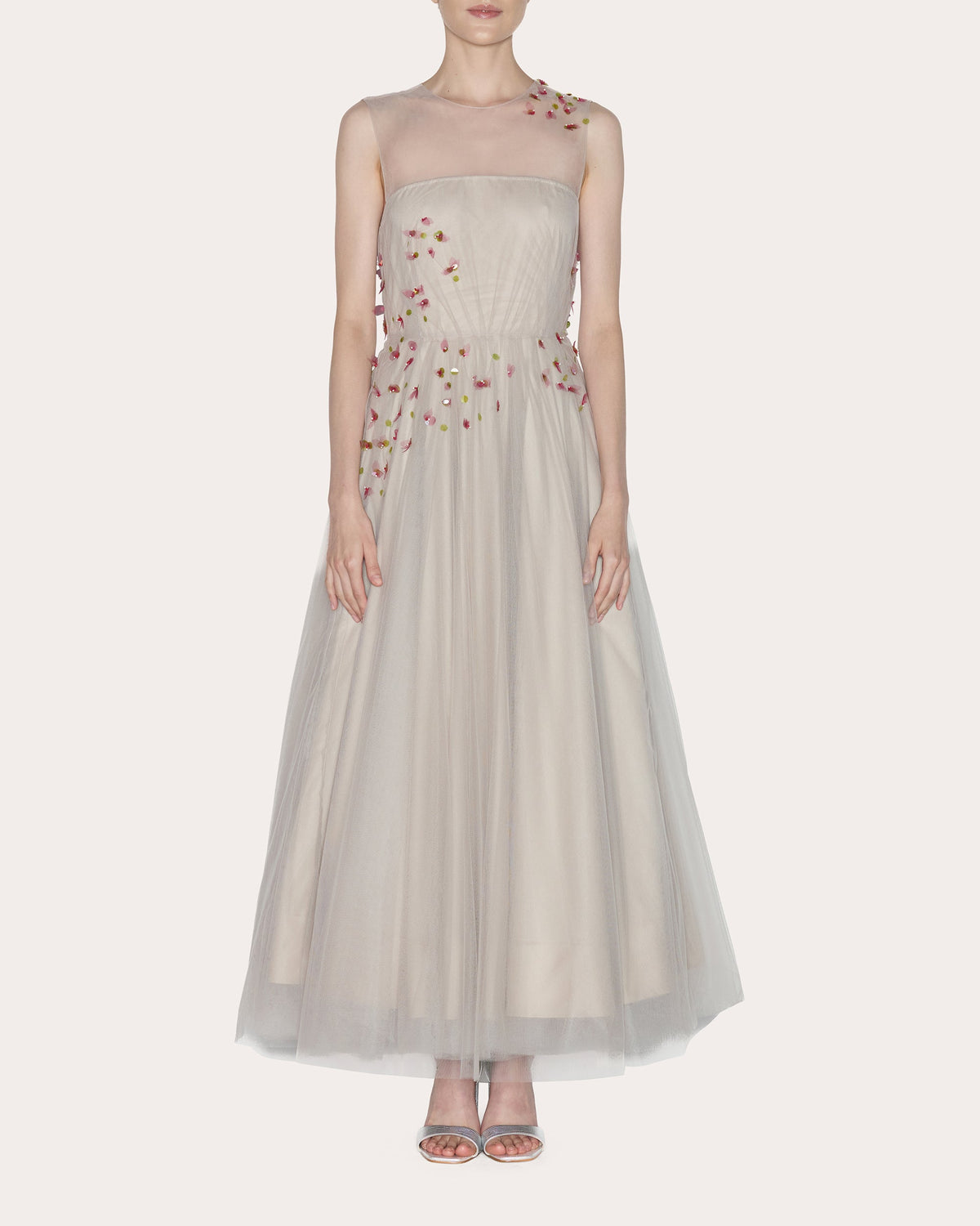 Embrace Beaded Tulle A-Line Gown