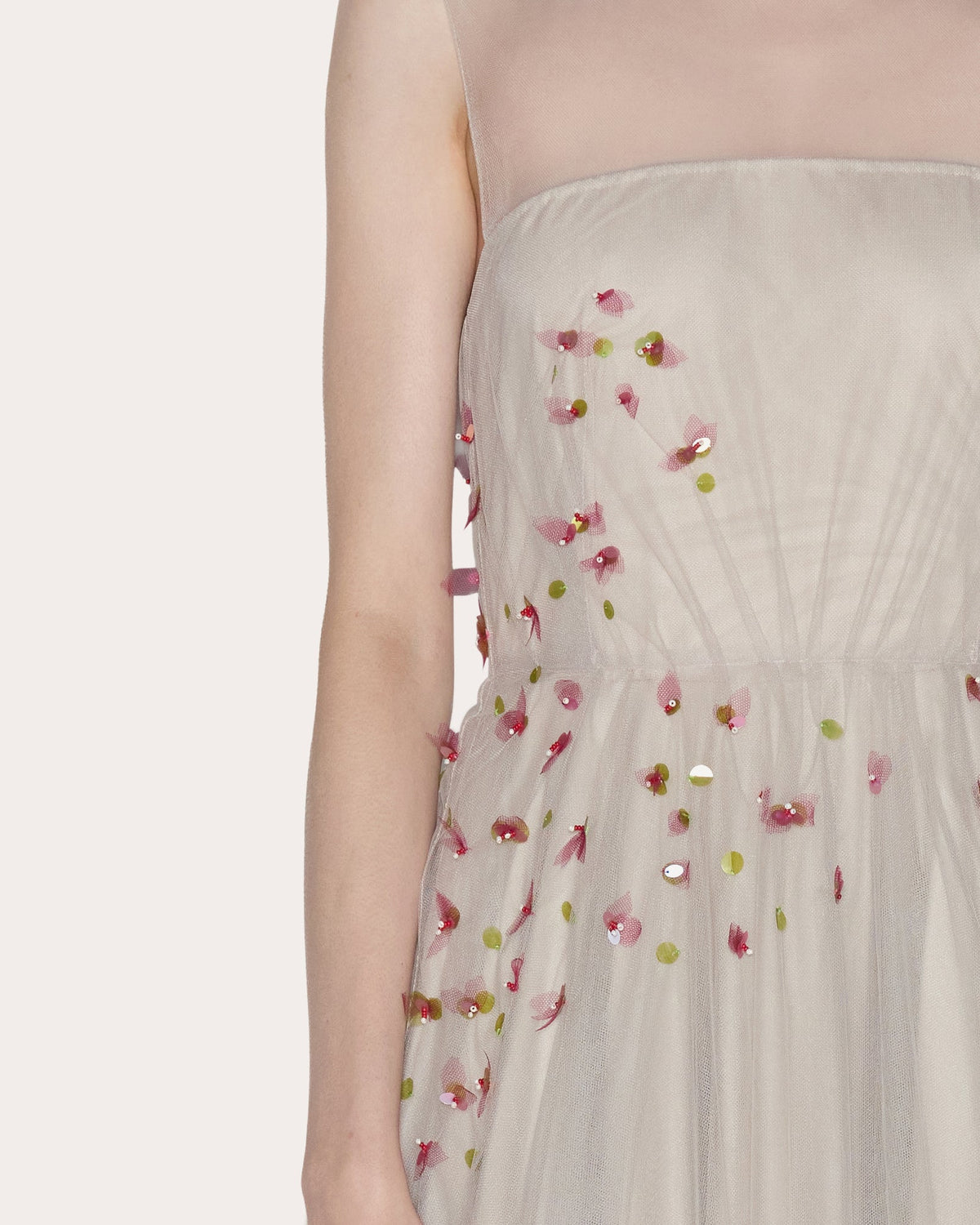Embrace Beaded Tulle A-Line Gown