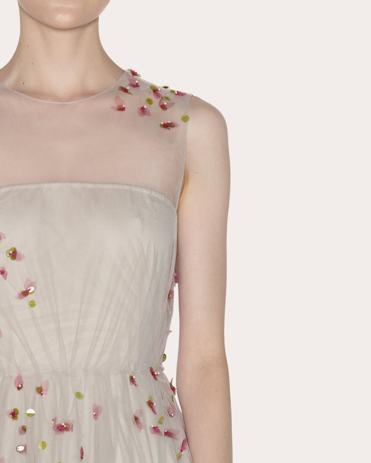 Embrace Beaded Tulle A-Line Gown