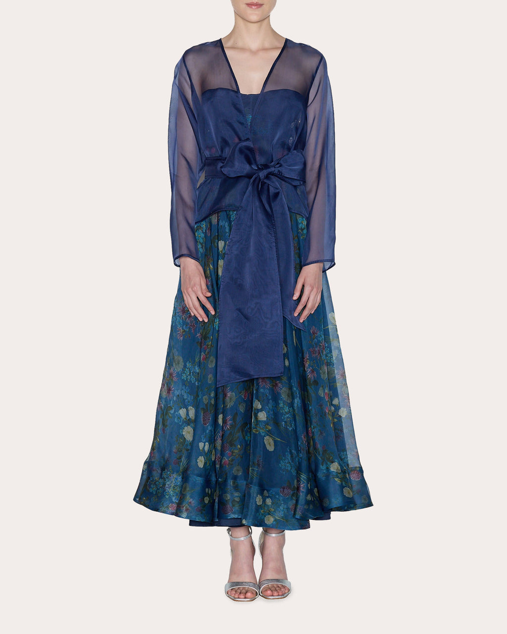 Time Sheer Silk Organza Jacket
