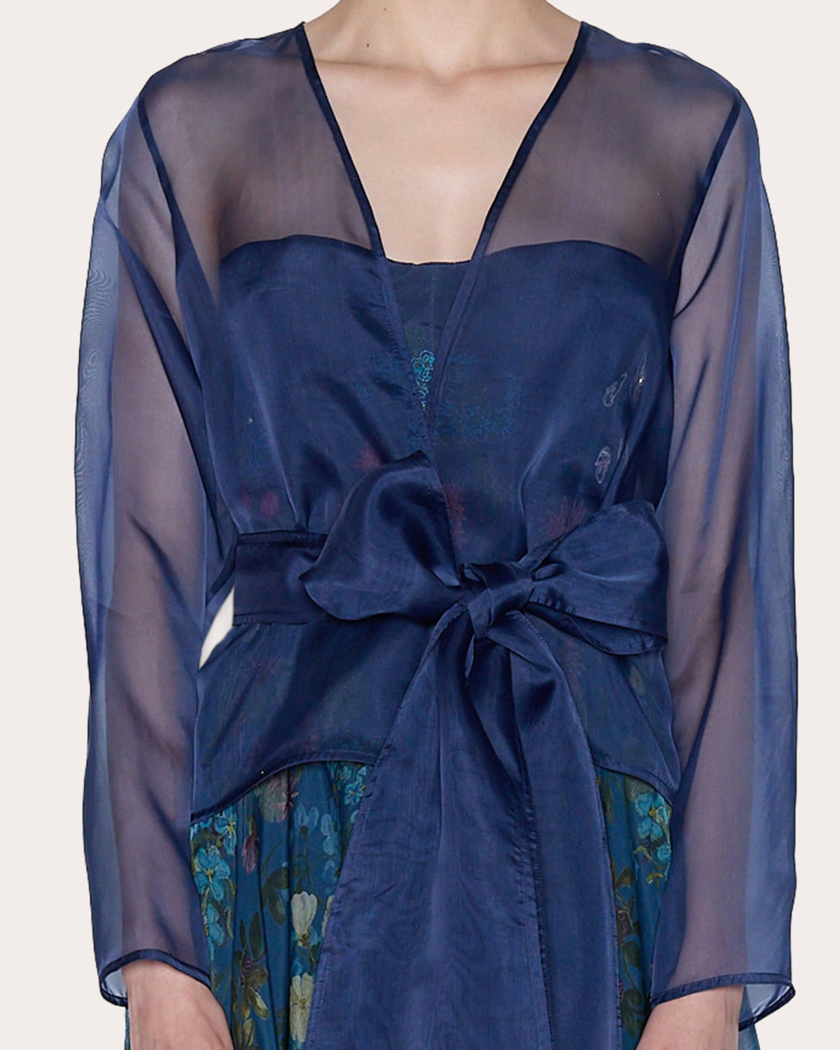 Time Sheer Silk Organza Jacket