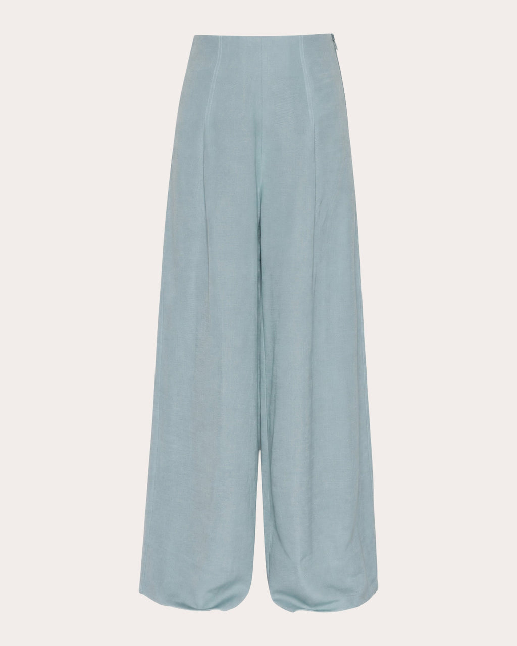 Timeless Linen Pleated Wide-Leg Pants