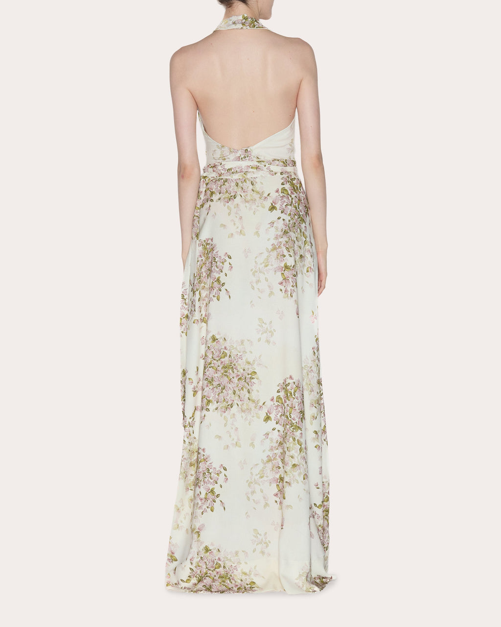 Grace Floral Crepe de Chine Maxi Skirt